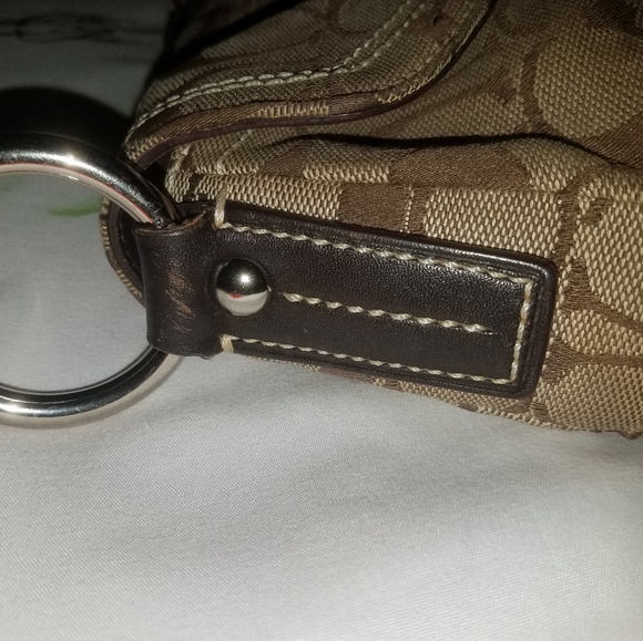 Authentic Coach mid-sized purse...And...Wristlet - Picture 7 of 8